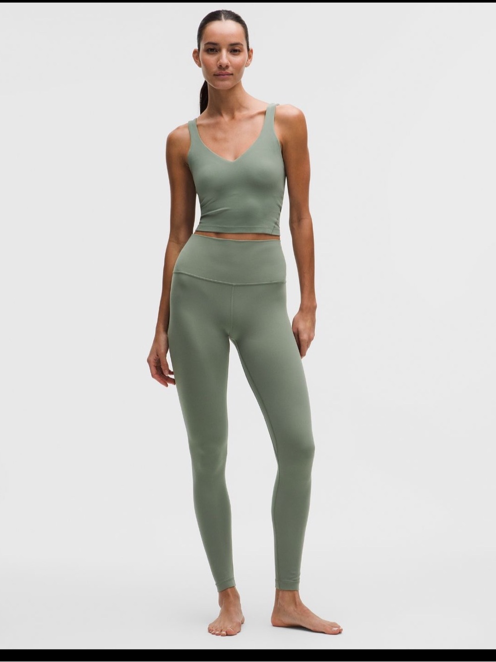 #928 NWT lululemon Align High Rise Pant 28 Bay Leaf Green Sz 14